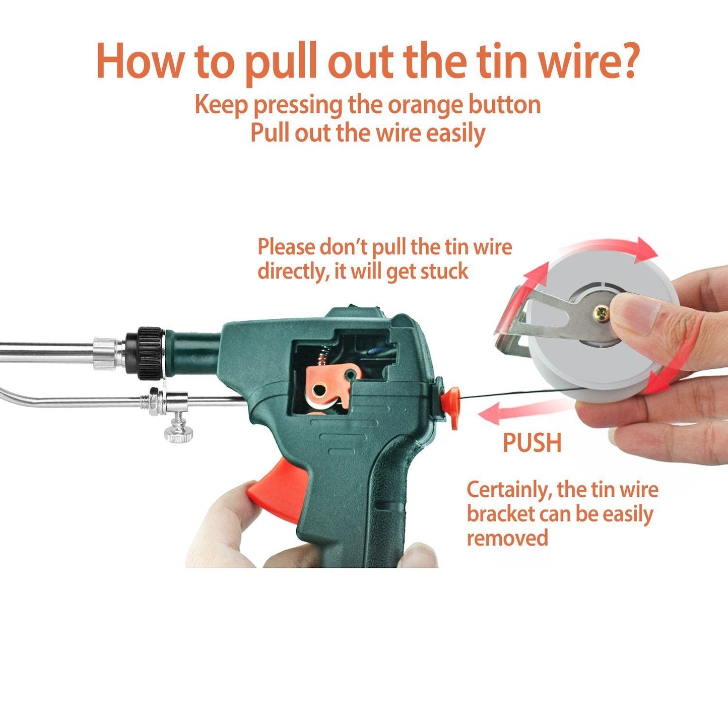 5-in-1 Automatic Hand-Held Soldering Iron Gun Kit Home Improvement refund_fee:1200 Warranty