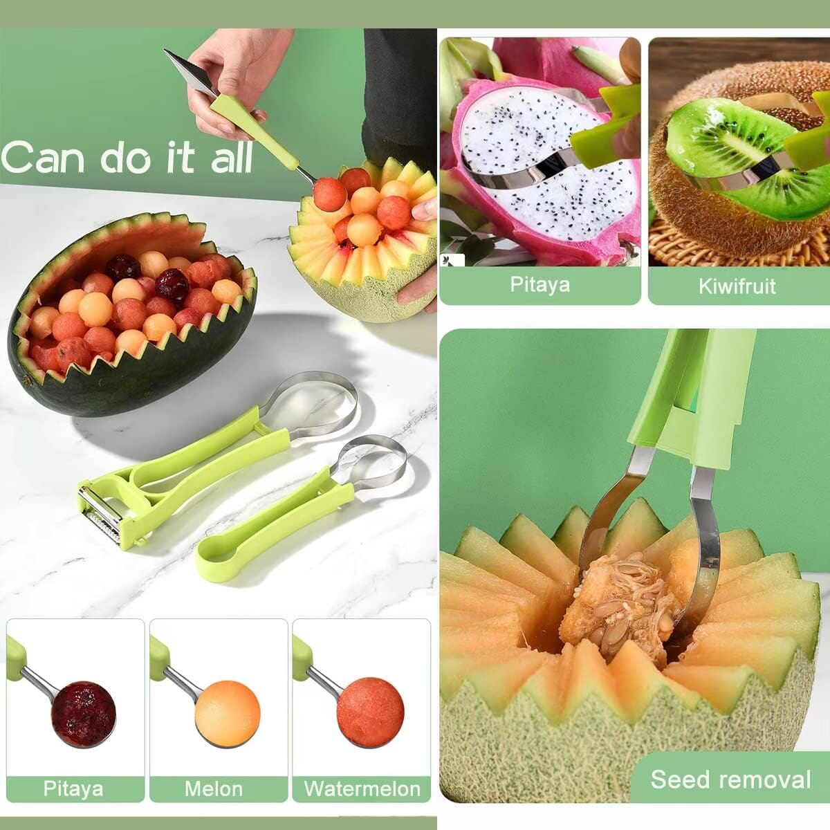 5-in-1 Stainless Steel Fruit Carving Tools __stock:200 Kitchen & Dining refund_fee:800