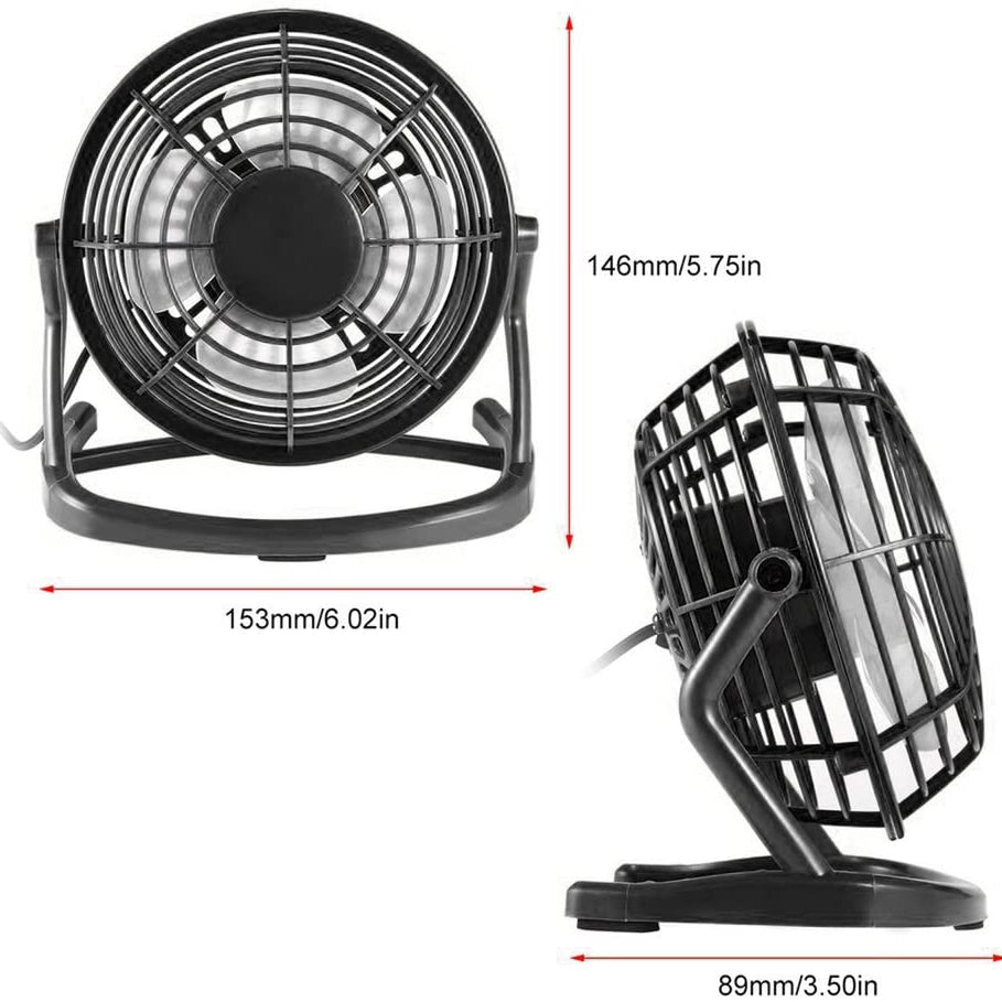 5-Inch USB Personal Desk Fan __stock:500 Household Appliances refund_fee:800 Warranty