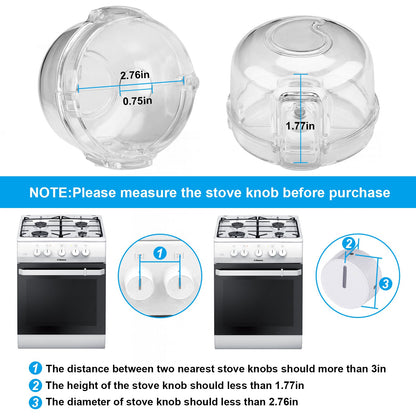 5-Pack: Kitchen Gas Electric Stove Knob Safety Covers __stock:50 Kitchen & Dining refund_fee:1200