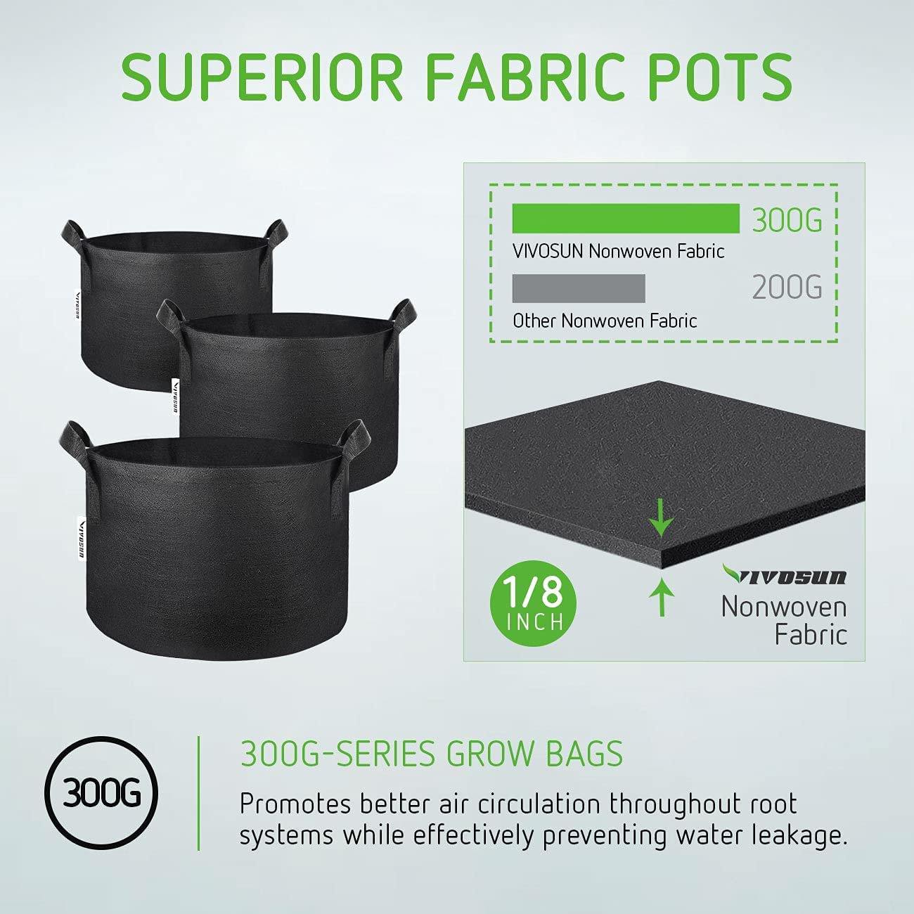 5-Pack: Plant Grow Bags __stock:500 Garden & Patio refund_fee:800