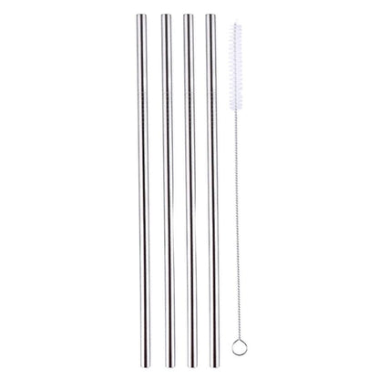 5-Pack: Stainless Steel Bend Or Straight Drinking Straws Straight __stock:350 Kitchen & Dining refund_fee:800