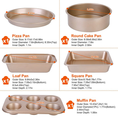 5-Piece: Nonstick Bakeware Set __stock:50 Kitchen & Dining Low stock refund_fee:1800