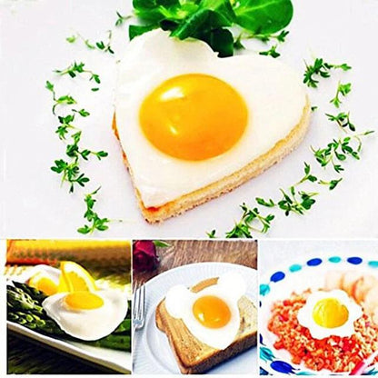 5-Pieces Set: Fried Egg Mold Pancake Rings Shaped Kitchen & Dining refund_fee:800