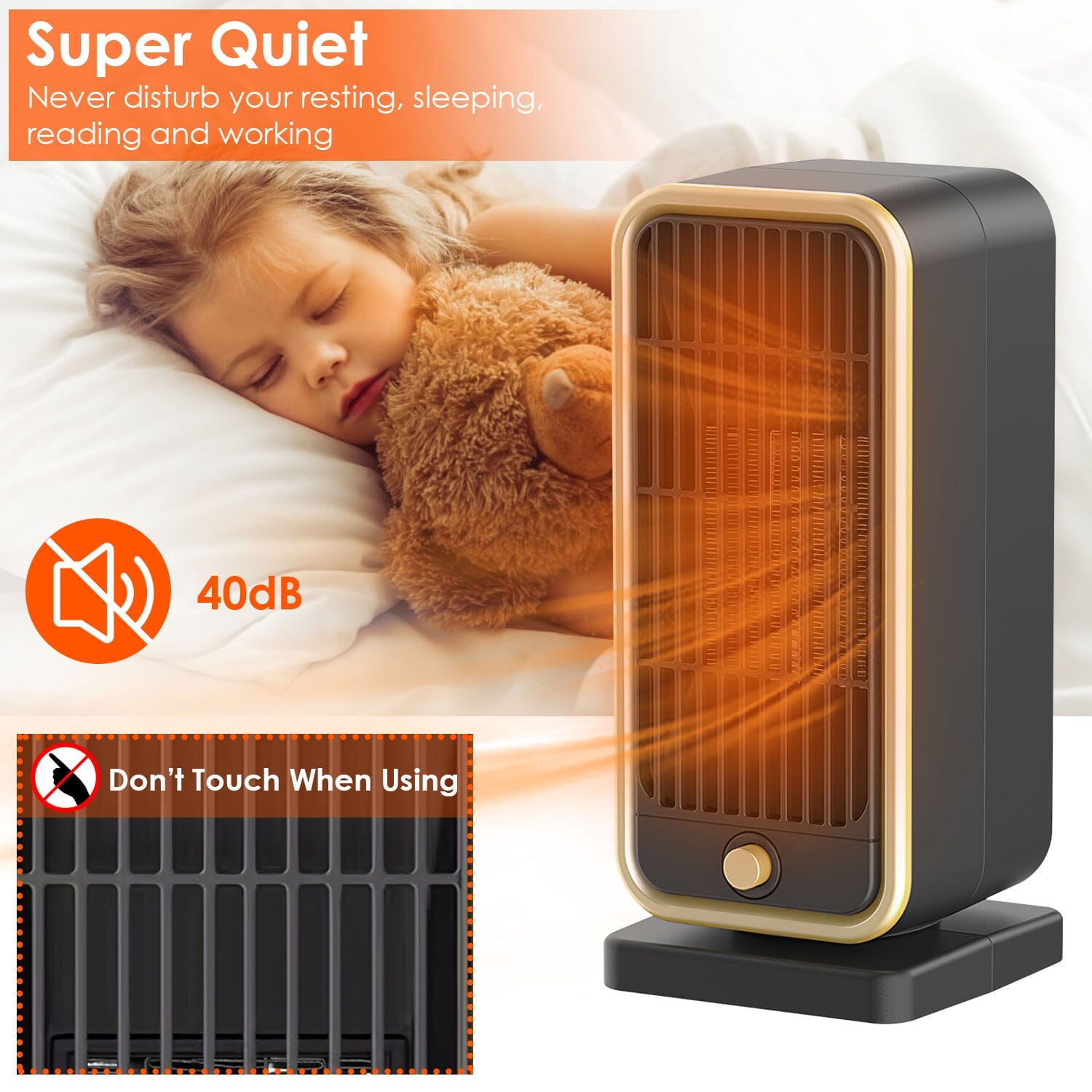 500W Portable Electric Heater __stock:50 Household Appliances Low stock refund_fee:1200 Warranty