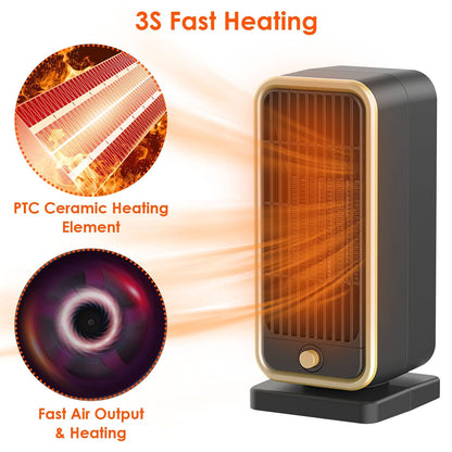 500W Portable Electric Heater __stock:50 Household Appliances Low stock refund_fee:1200 Warranty