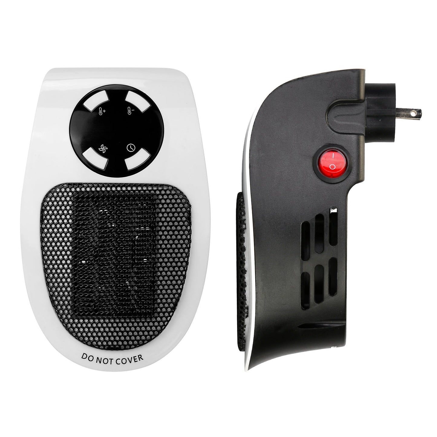 500W Portable Heater Fan Wall Outlet with Remote Control __stock:50 Household Appliances refund_fee:1200 Warranty