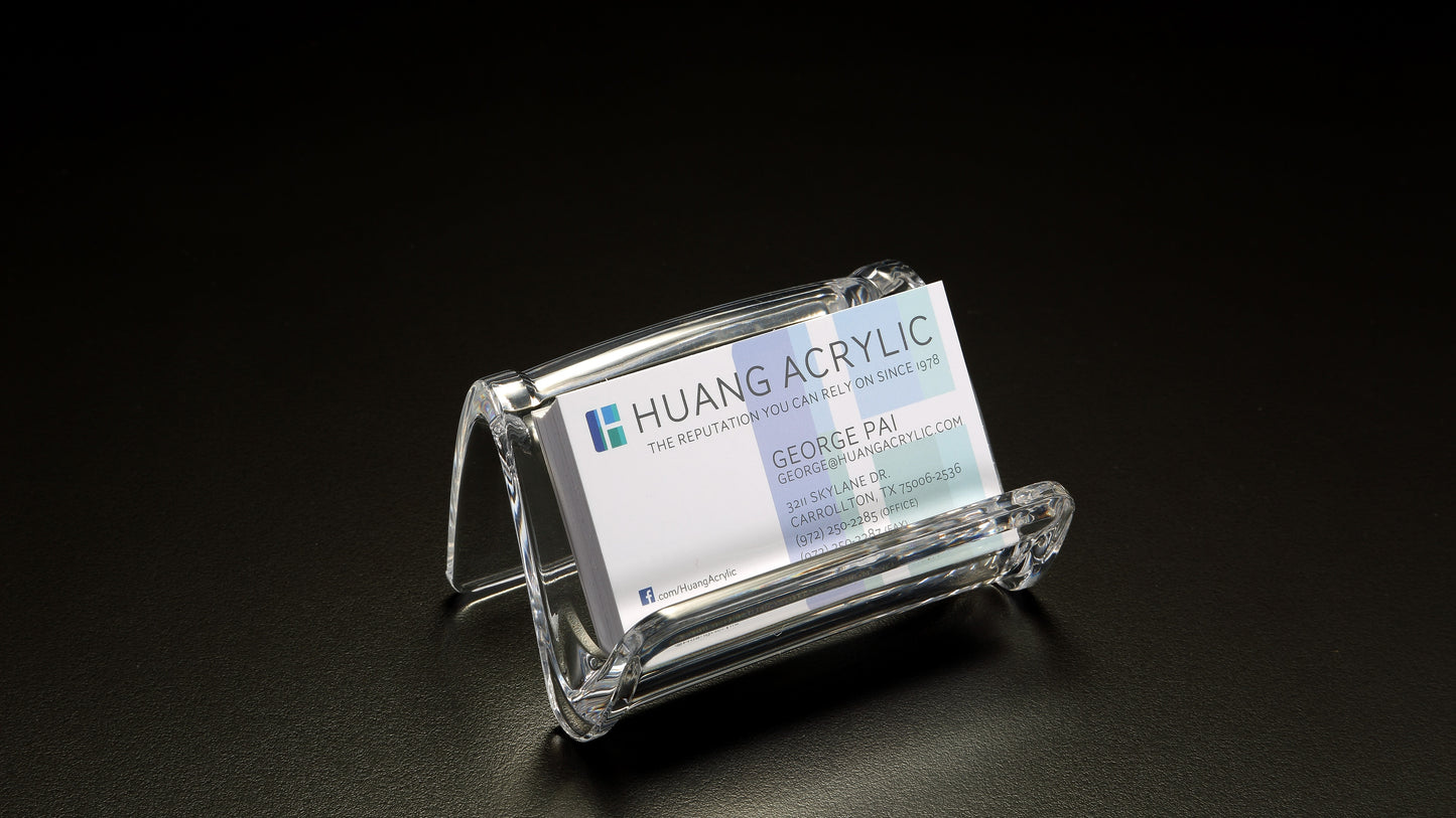 Curved Business Card Holder