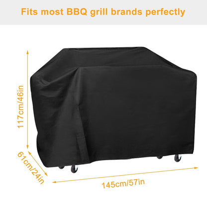 57-Inch Weather Resistant Barbecue Grill Cover __stock:100 Garden & Patio Low stock refund_fee:1200