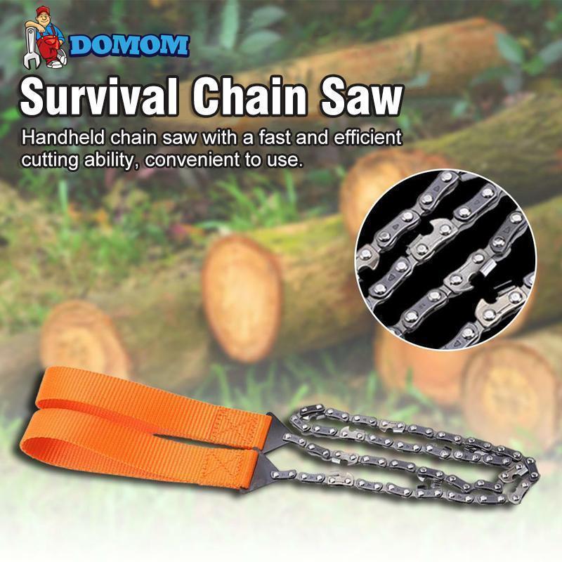 DOMOM Survival Pocket Hand Chain Saw Tool Garden & Patio hand tools