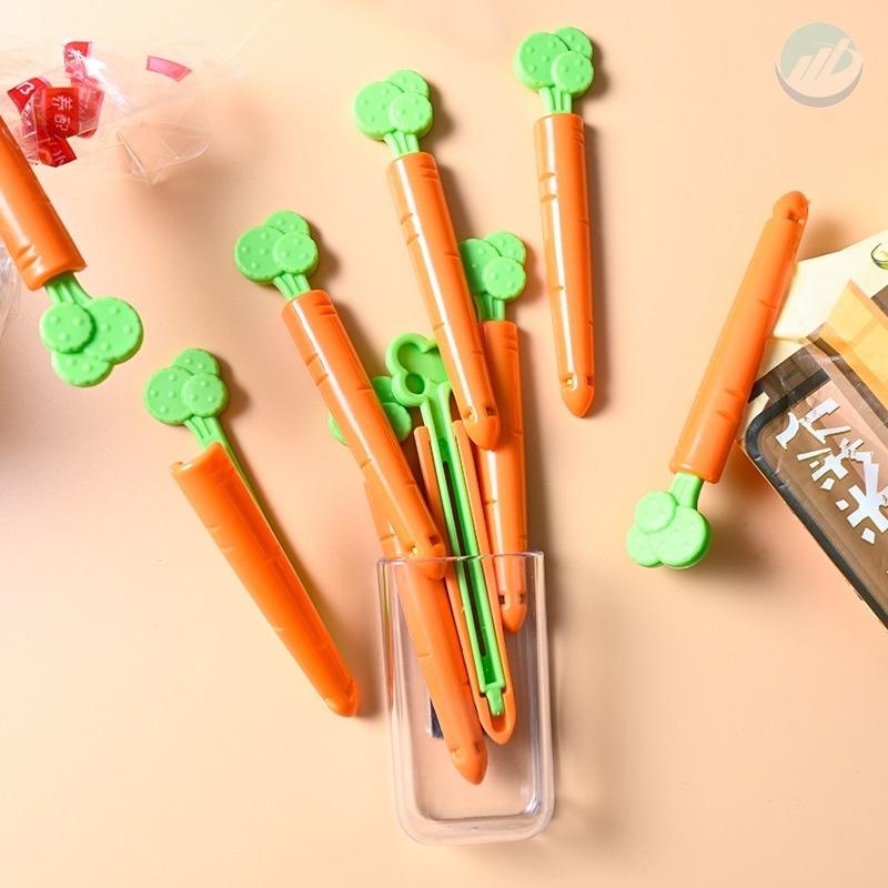 Carrot Food bag sealing clip, 5 PCs kitchen Kitchen & Dining storage