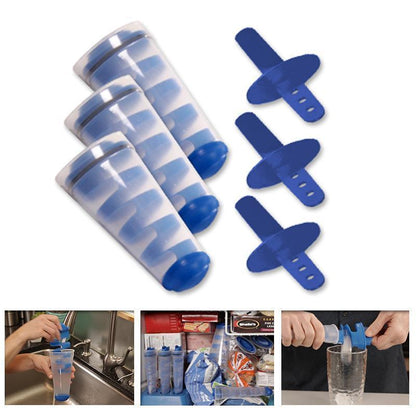 Ice Cube Trays, Ice Pop Makers (3 Pieces) kitchen Kitchen & Dining