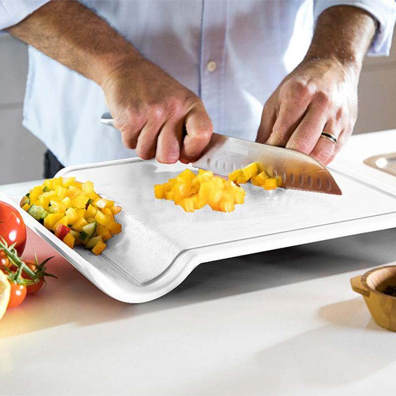 Multi-Usage Chopping Board white kitchen Kitchen & Dining