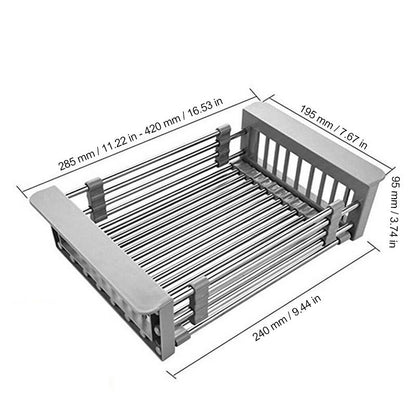 Kitchen Retractable Drainer Rack kitchen Kitchen & Dining