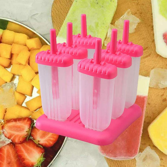 Reusable DIY Ice Lolly Molds rose red kitchen Kitchen & Dining