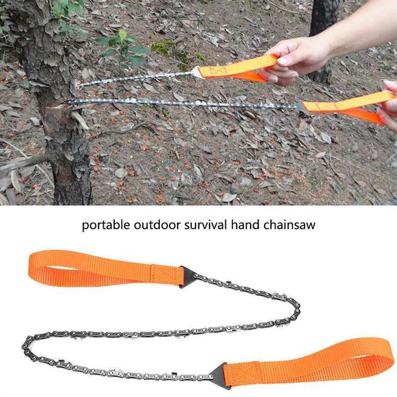 DOMOM Survival Pocket Hand Chain Saw Tool Garden & Patio hand tools