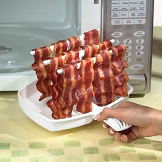 Microwave Bacon Cooker Tray Rack kitchen Kitchen & Dining