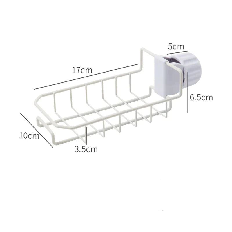 Kitchen Sink Organizer Rack WHITE bathroom kitchen storage