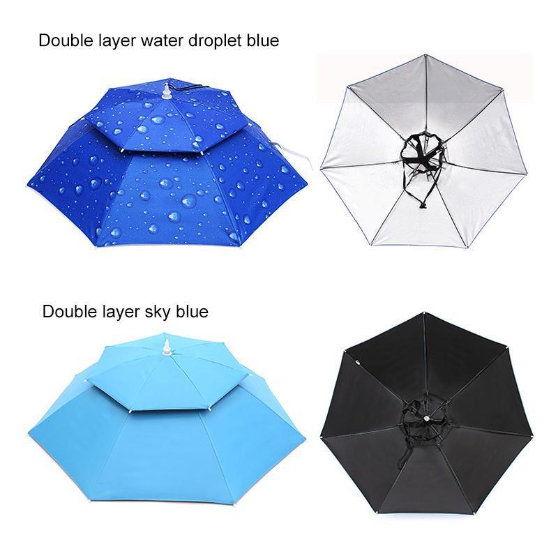 Head-Mounted Umbrella Hats gadgets Garden & Patio