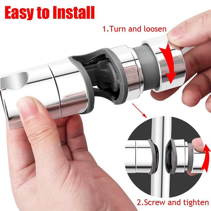 【SUMMER SALE:50% OFF】Adjustable Shower Head Holder For Slide Bar bathroom