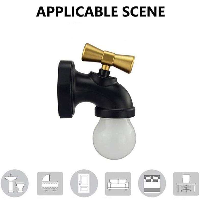 LED Inductive Faucet Nightlight Bedding smart home