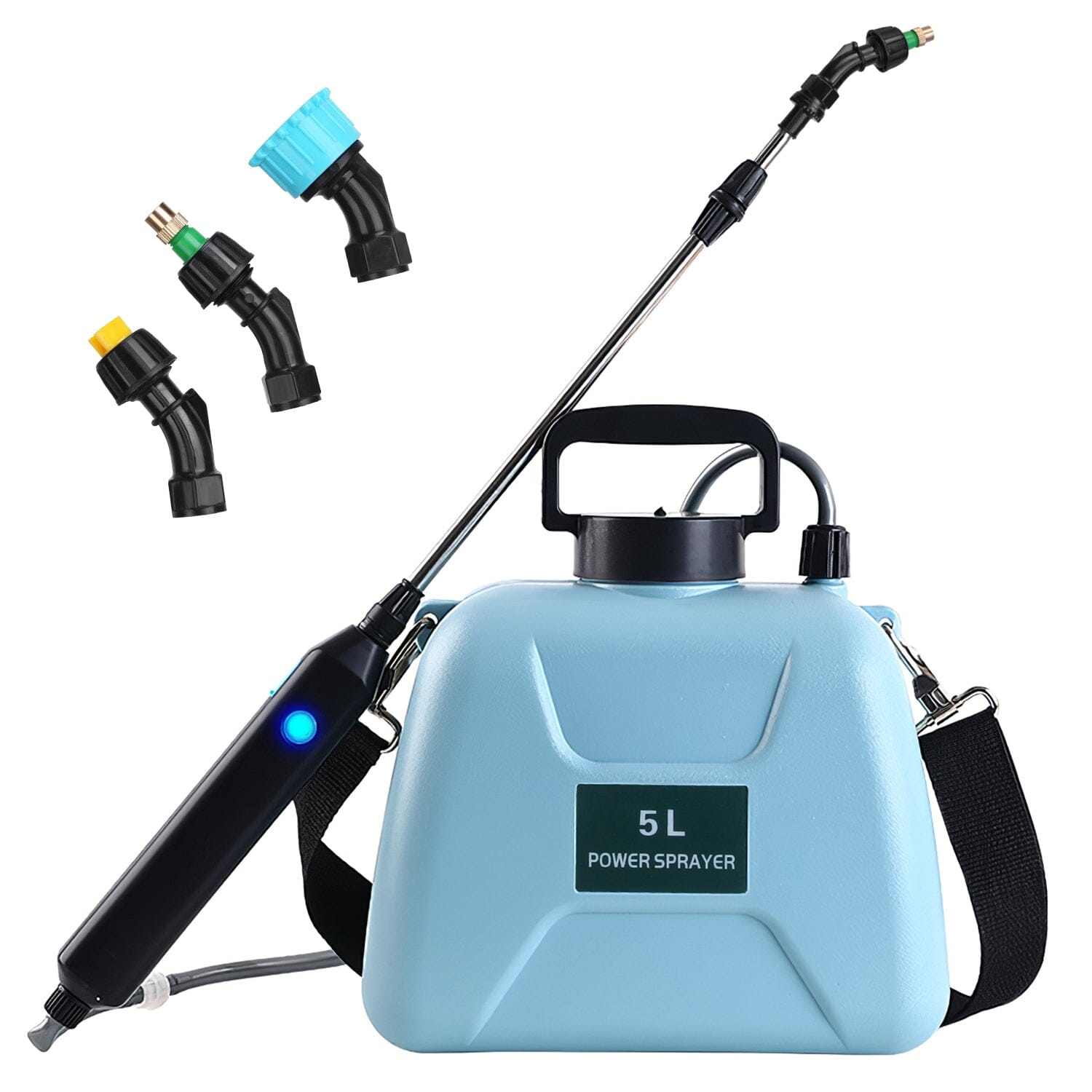 5L/1/3 Gallon Electric Plant Sprayer Telescopic Rechargeable with 3 Spray Sprouts __stock:50 Garden & Patio refund_fee:1800 Warranty