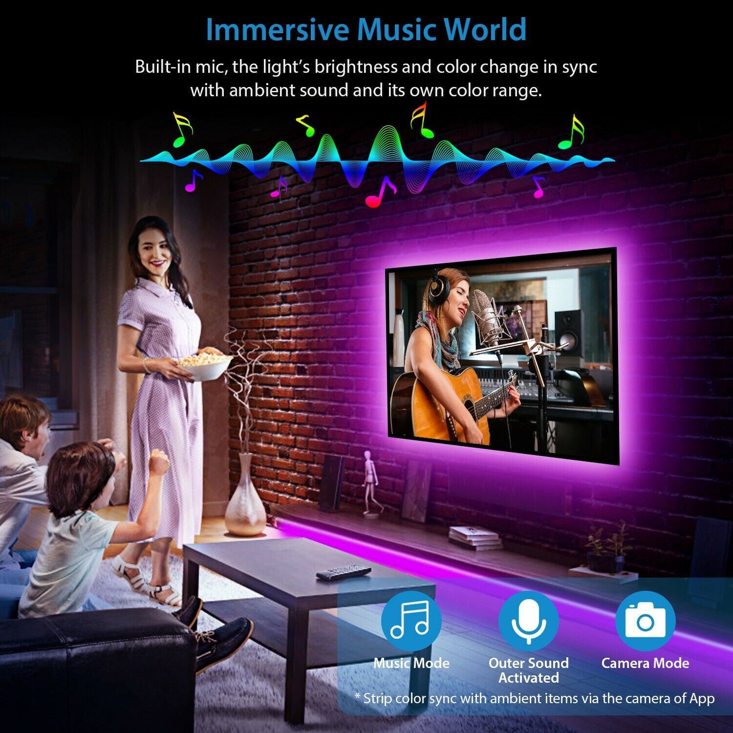 5M LED Strip Light 5050 SMD RGB Waterproof Smart WIFI IR APP Controller __stock:550 Indoor Lighting refund_fee:1200 Warranty