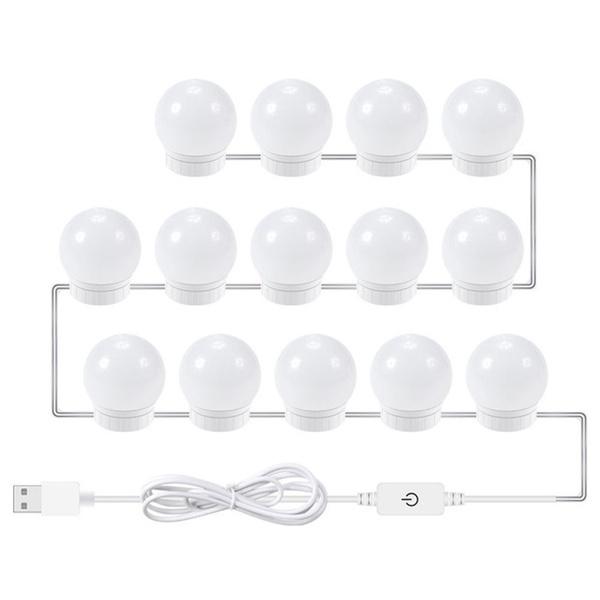 5V USB Power Vanity Lights 14 Bulbs __stock:100 Indoor Lighting refund_fee:800 Warranty