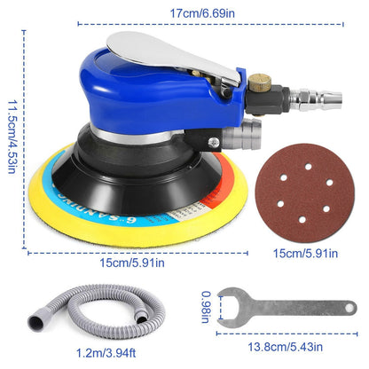 6" Air Random Orbital Sander Pneumatic Home Improvement refund_fee:1800