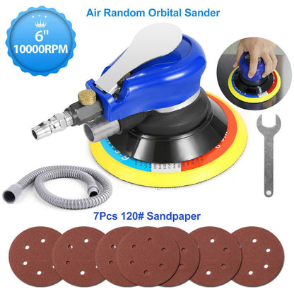 6" Air Random Orbital Sander Pneumatic Home Improvement refund_fee:1800