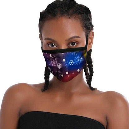 6-Pack: Fabric Christmas Snowflake Masks __stock:500 Holiday Decor & Apparel refund_fee:800