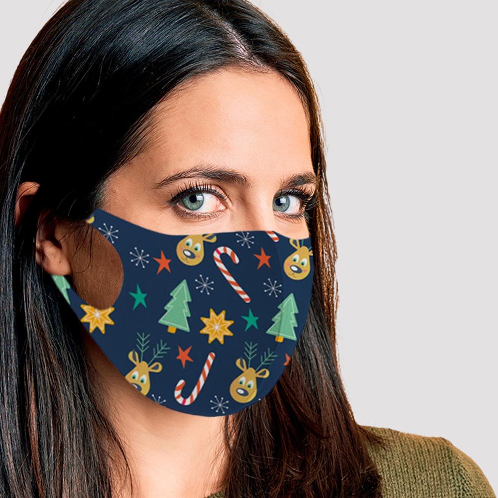 6-Pack: Fun Designed Holiday Themed Reusable Face Masks Holiday Holiday Decor & Apparel refund_fee:800