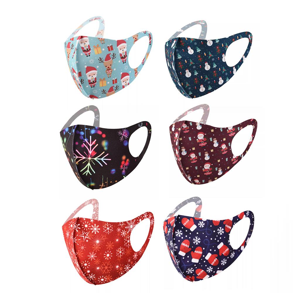 6-Pack: Fun Designed Holiday Themed Reusable Face Masks Set 3 Holiday Holiday Decor & Apparel refund_fee:800