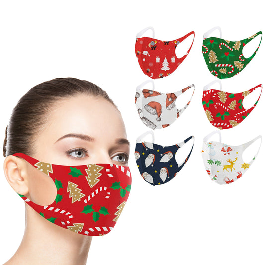 6-Pack: Reusable Holiday-Themed Face Masks Set 1 __stock:500 Holiday Holiday Decor & Apparel refund_fee:800