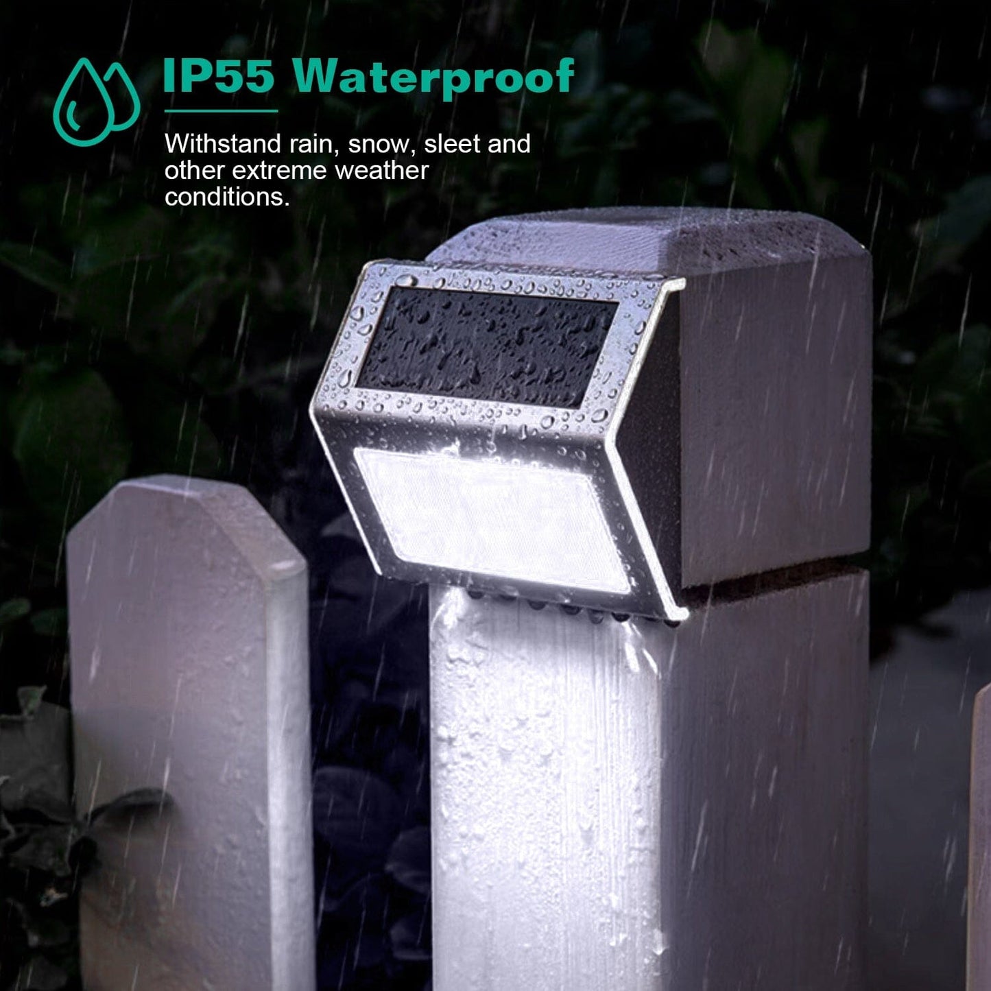 6-Pack: Solar Step Lights __stock:50 Outdoor Lighting refund_fee:1200 Warranty