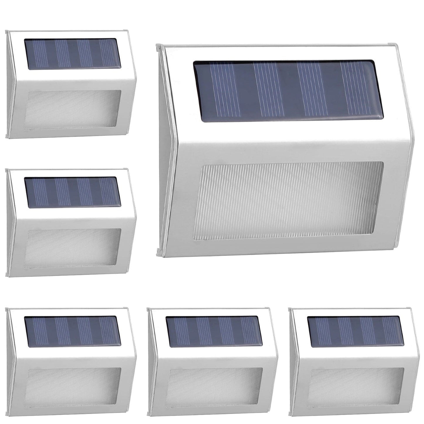 6-Pack: Solar Step Lights __stock:50 Outdoor Lighting refund_fee:1200 Warranty