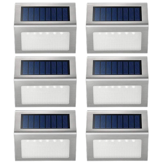 6-Pack: Solar Step Lights __stock:50 Outdoor Lighting refund_fee:1200 Warranty