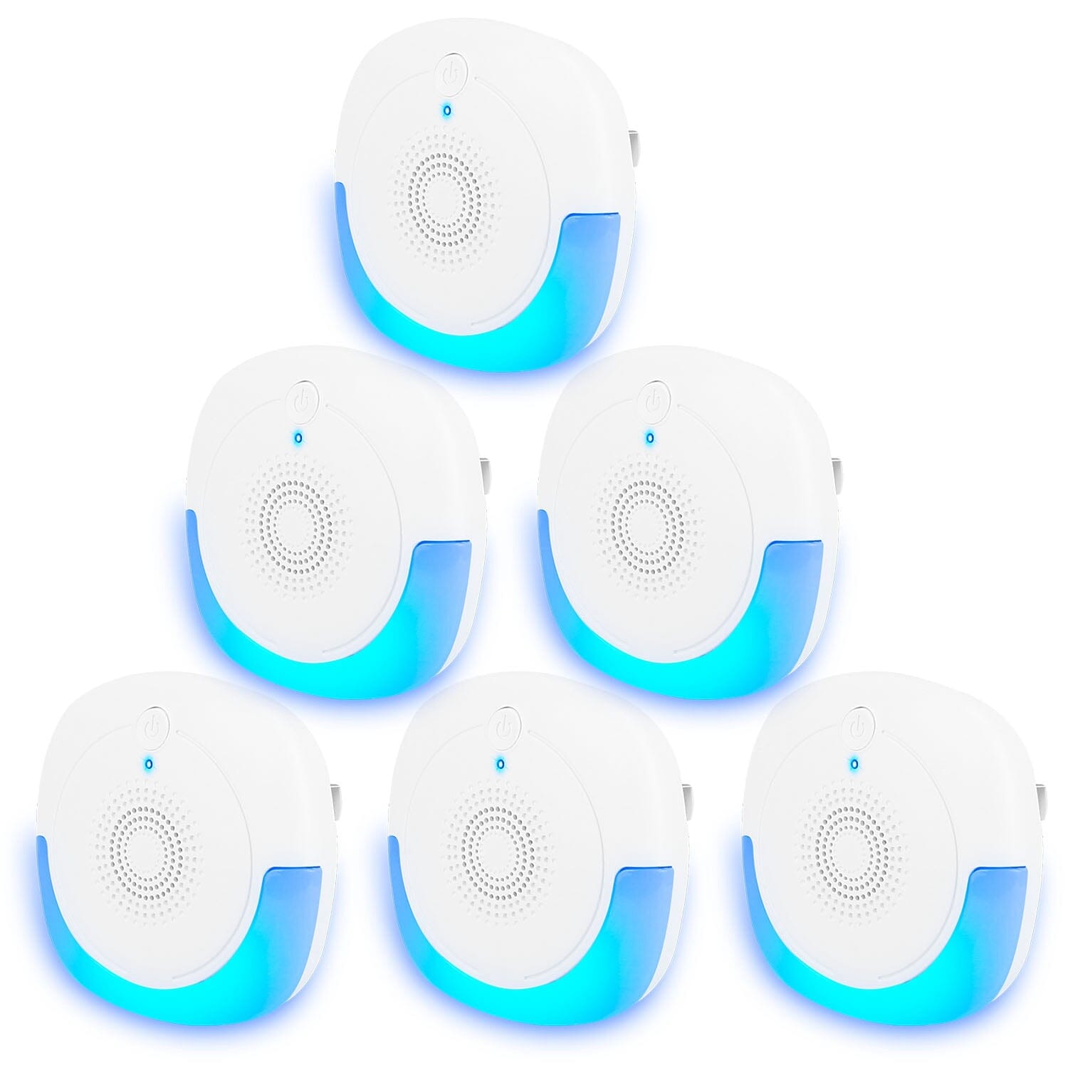 6-Pack: Ultrasonic Pest Repellers Plug-In Indoor Pest Control Mouse Repellent __stock:50 Pest Control refund_fee:1200 Warranty