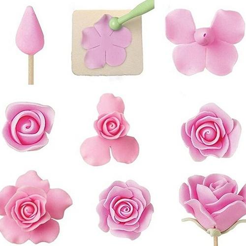 6-Piece: Baking Mold Fondant Cake Sugarcraft Rose Flower Cookie Kitchen & Dining refund_fee:800