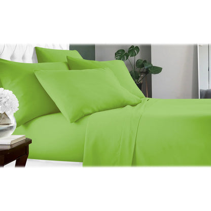 6-Piece: Luxury Home Cool Bamboo-Fiber Sheet Set Mint __label2:BOGO 30% OFF __stock:200 Bedding refund_fee:1200