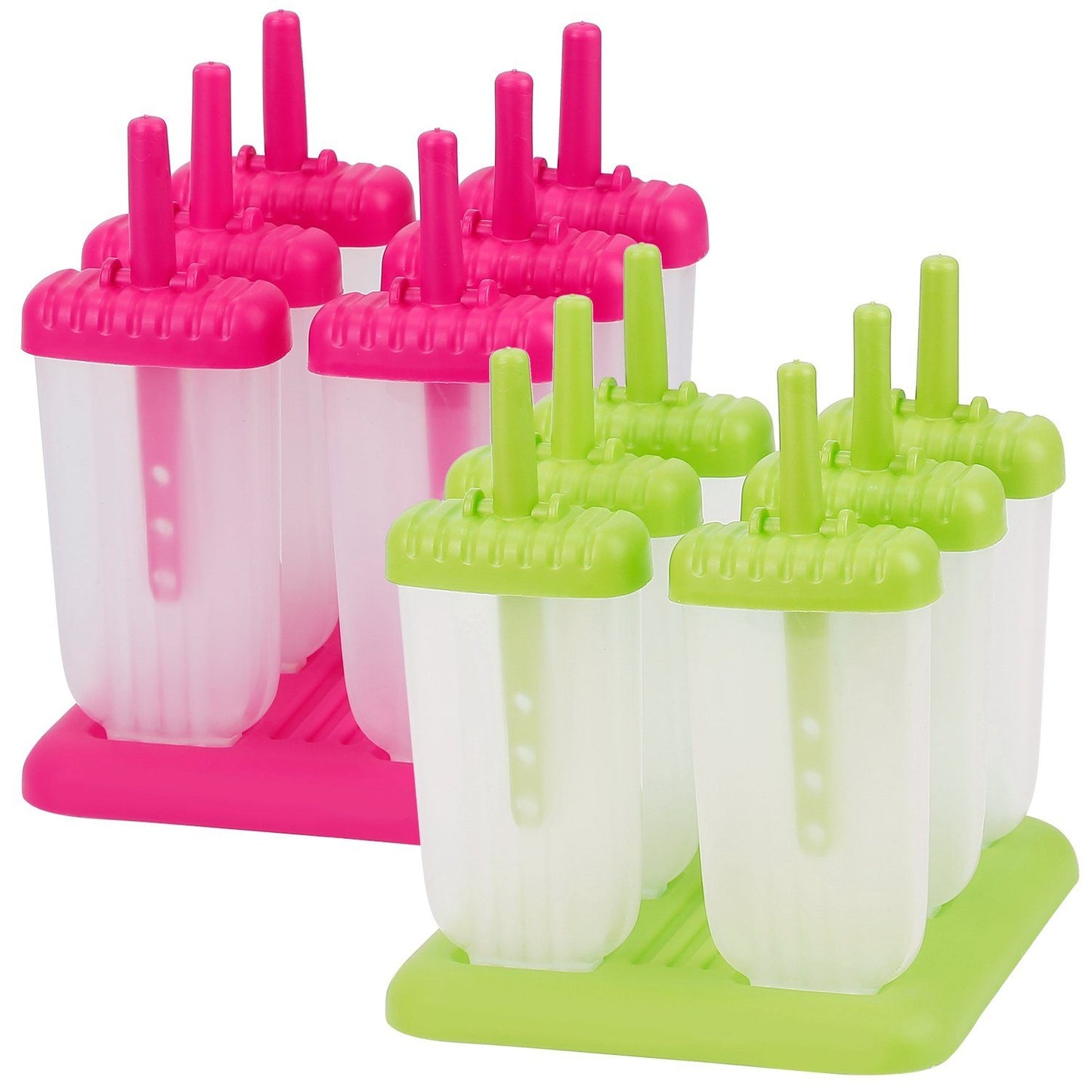 6-Piece: Popsicle Molds Reusable Ice Cream DIY Ice Pop Maker Kitchen & Dining refund_fee:800