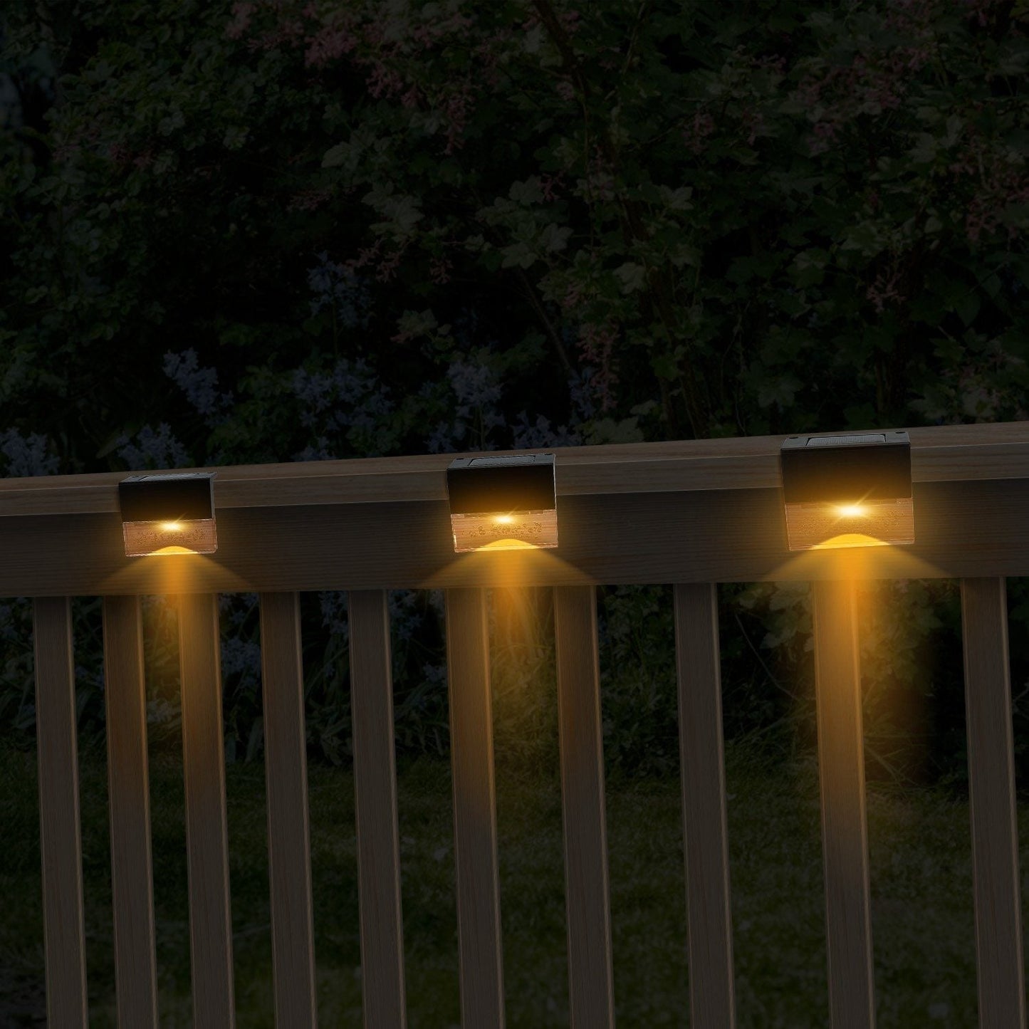 6-Piece: Solar Powered Acrylic Bubbles Decorative Deck Lights Outdoor Lighting refund_fee:1800 Warranty