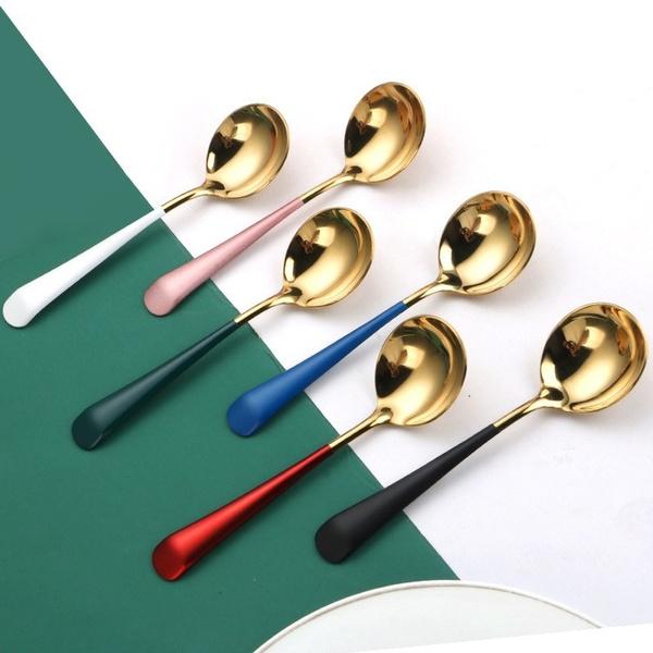 6-Piece: Stainless Steel Spoon __stock:100 Kitchen & Dining refund_fee:800