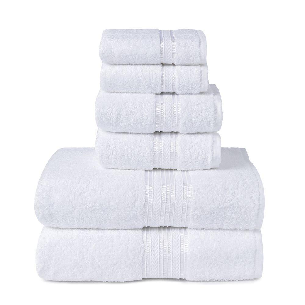 6-Piece: Ultra Soft Towel Set White __stock:100 Bath PriceCheck refund_fee:1200