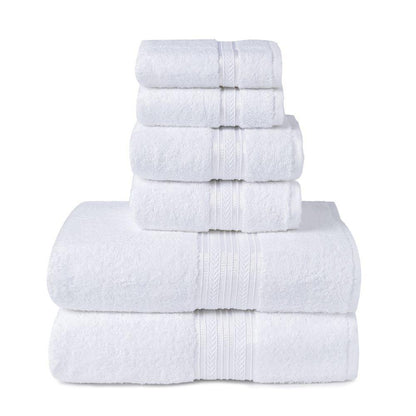 6-Piece: Ultra Soft Towel Set White __stock:100 Bath PriceCheck refund_fee:1200