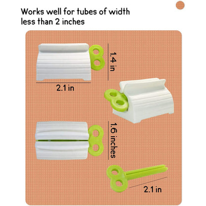 6-Pieces: Multi-Purpose Toothpaste Dispenser __stock:200 Bath refund_fee:800