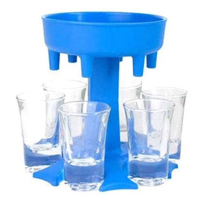 6 Shot Glass Dispenser and Holder __stock:200 Kitchen & Dining refund_fee:800