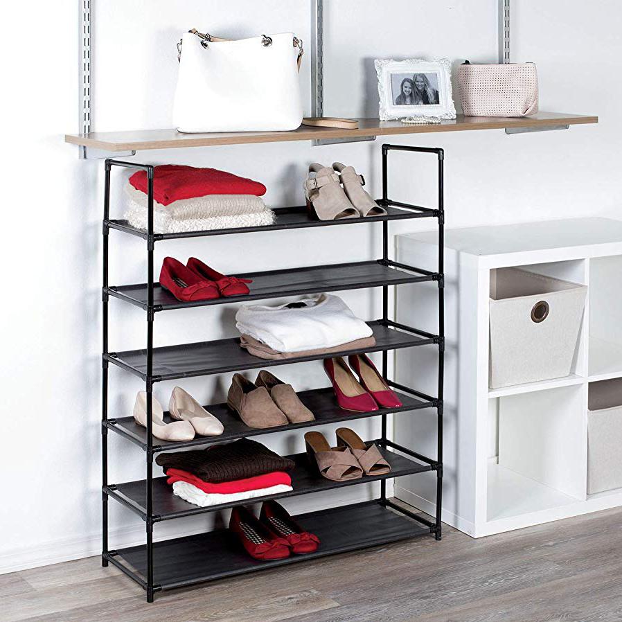 6-Tier Space Shaving Shoe-Rack __stock:500 Closet & Storage refund_fee:1200