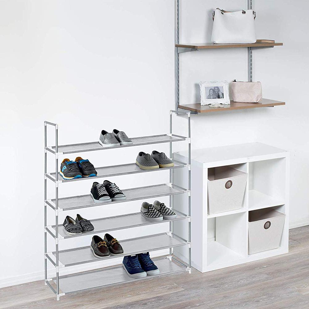 6-Tier Space Shaving Shoe-Rack __stock:500 Closet & Storage refund_fee:1200