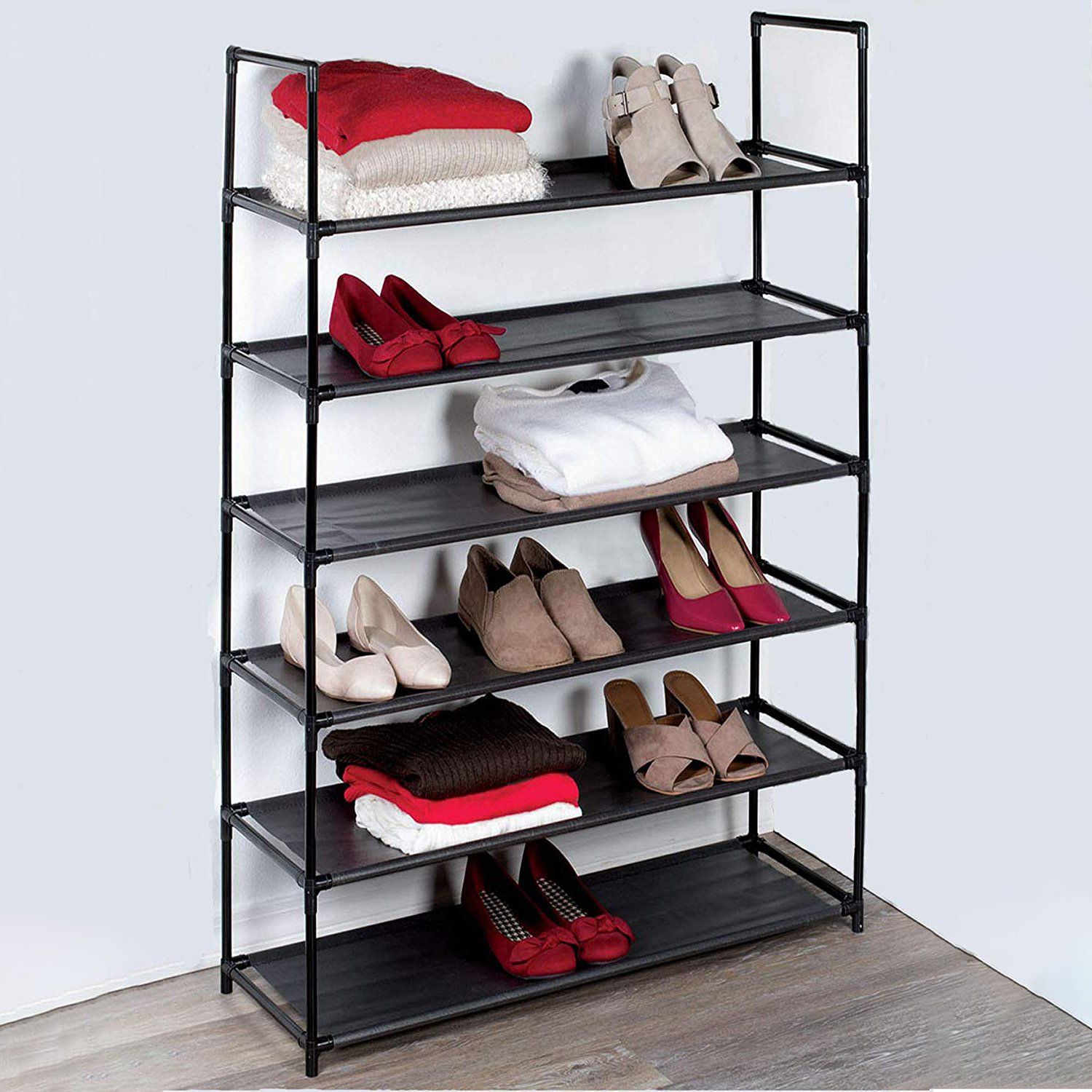 6-Tier Space Shaving Shoe-Rack __stock:500 Closet & Storage refund_fee:1200